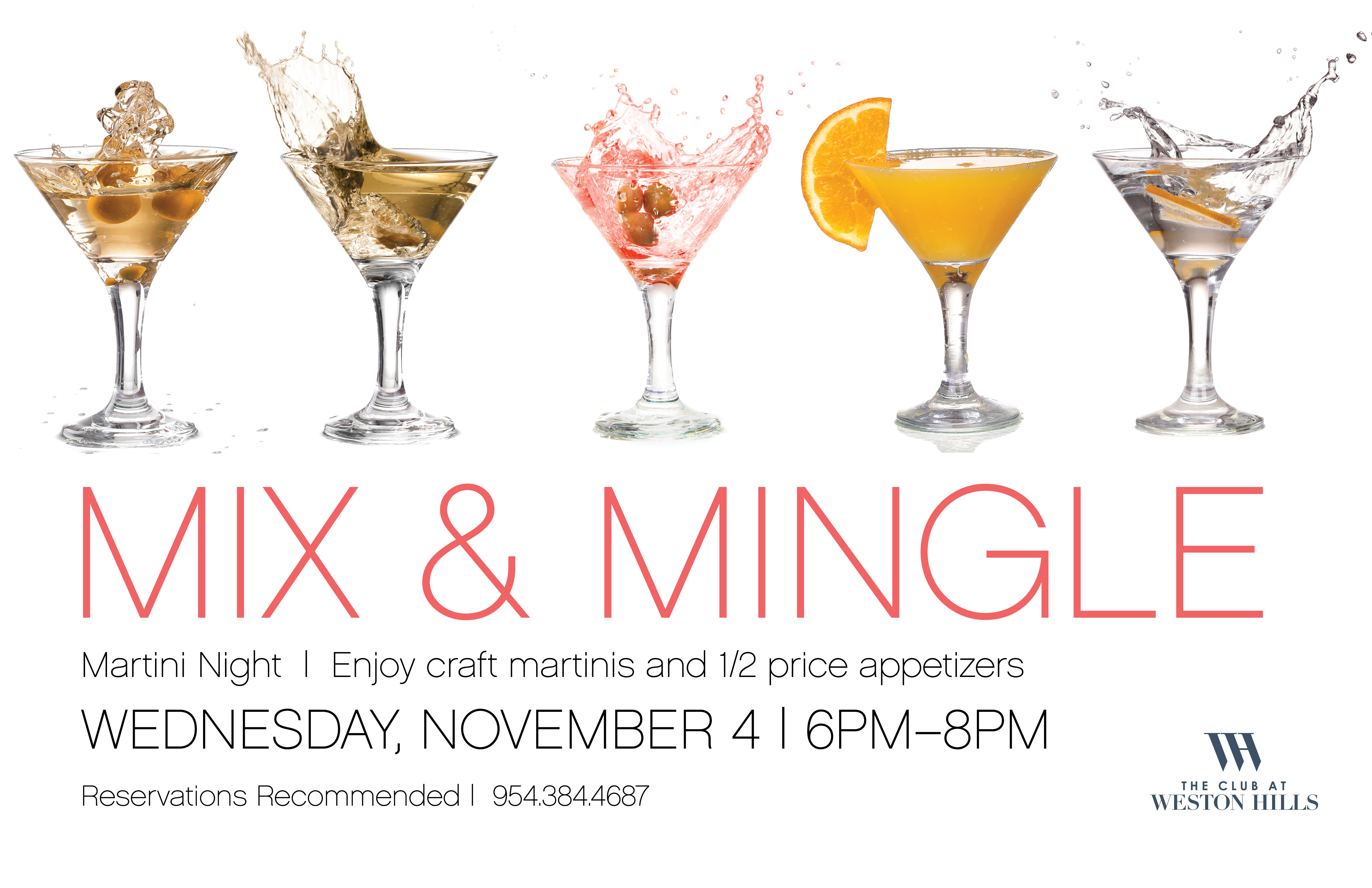 Martini Night | The Club at Weston Hills | 2020-11-04 