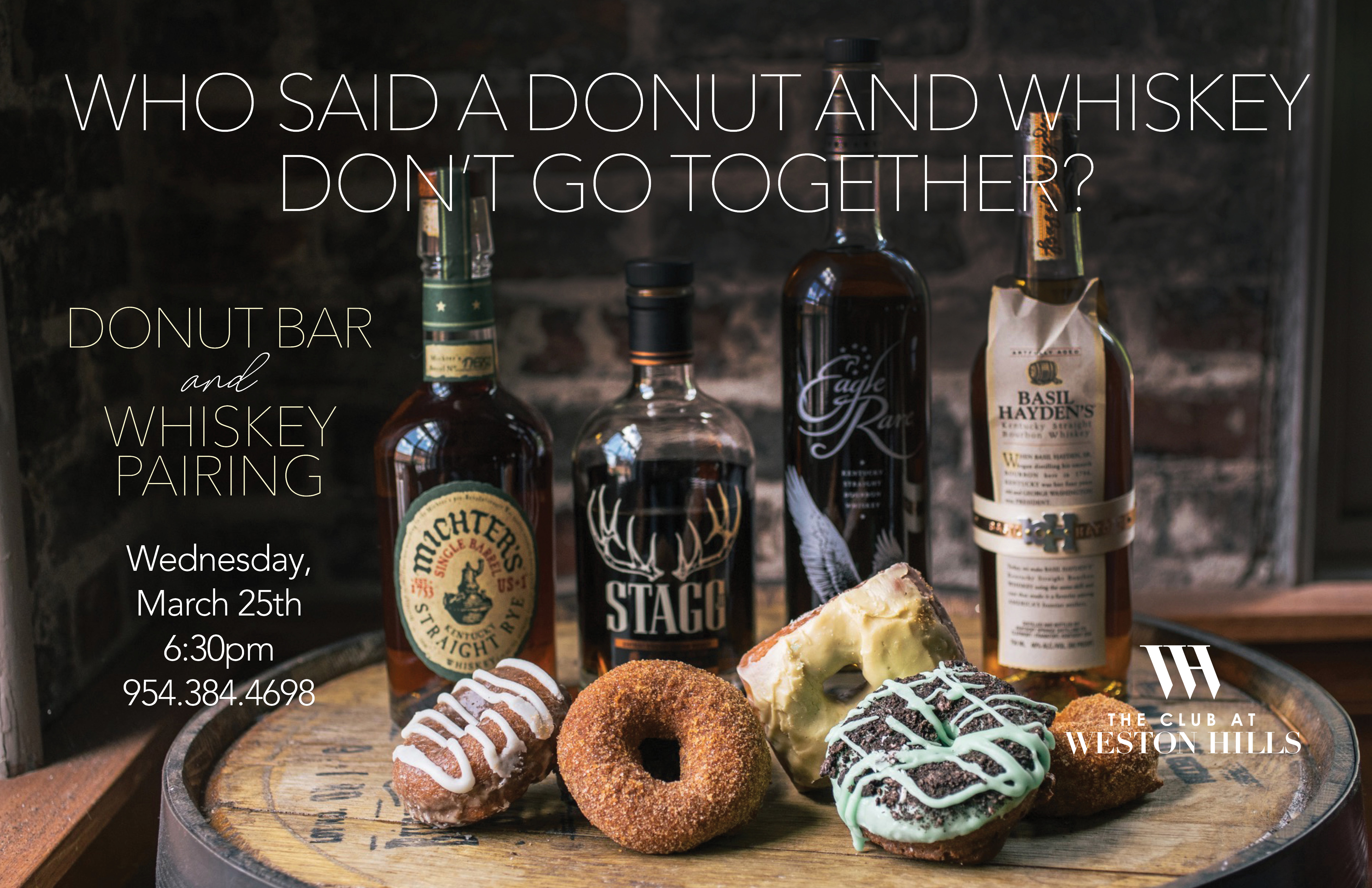Whiskey & Donuts The Club at Weston Hills 20200325